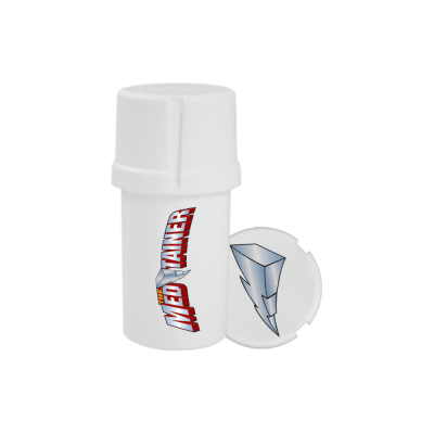 Medtainer | Storage w/ Grinder "PowerTainer" PowerTainer - 20 Dram | Elevate Your Herb Storage Game