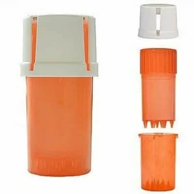 Medtainer | Storage w/ Grinder - 20 Dram - Certified Child Resistant | Ultimate Convenience for Your Daily Grind