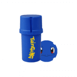 Medtainer | Storage w/ Grinder "Wavey One" Smokemon - 20 Dram | The Ultimate Combo for Grinding on the Go!