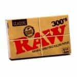 RAW | 300 1-1/4" Rolling Papers - 1 pk (300 leaves) | Ultra-Thin Rolling Delight for the Natural Smoker