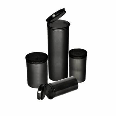 Philips Rx Child Resistant Pop Top Bottle 19 Dram – Black