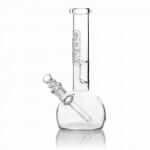 GRAV | 8" Round Base Water Pipe - Clear | Elevate Your Water Pipe Experience