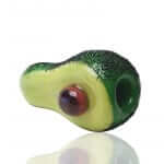 Empire Glassworks | Small "Avocadope" Avocado Glass Spoon | The Ultimate Blend of Fun and Functionality