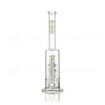 Bio Hazrard | 13" 9mm Thick Stemless "Mini Bong Perc" Water Pipe Green | Ultimate Blend of Durability and Style
