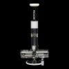 ROOR Tech 18" Inline Bong "Smokey Grey & White" 09