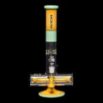 ROOR Tech | 18" Inline Water Pipe - Tangie & Mint | Elevate Your Hits with Precision Percolation