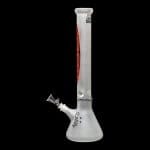 ROOR | Custom 18" Frosted Beaker 50x5mm - Red | Chill with Class and Power