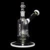 ROOR Tech 8" Fixed Barrel Bubbler - Grey & White - 04