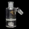 Diamond Glass Ash Catcher 45° 19mm/19mm w/ Showerhead & Honeycomb Percs - 05