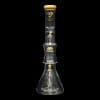 Diamond Glass Levels 17" Beaker Water Pipe - Topazine - 07