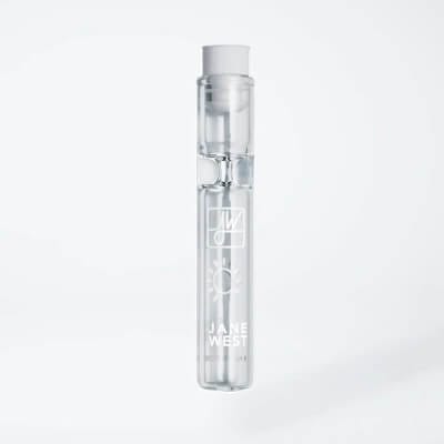 Jane West | Travel Pipe Chillum - White | Sleek and Sustainable Flower Companion