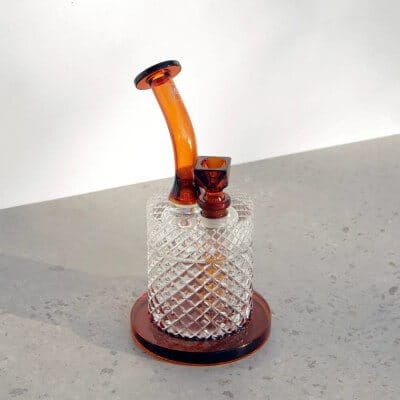 Jane West | Twenties Collection Water Pipe - Amber | Stylish Design Meets Timeless Elegance