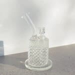 Jane West | Twenties Collection Water Pipe - Clear | A Modern Twist on 1920s Elegance
