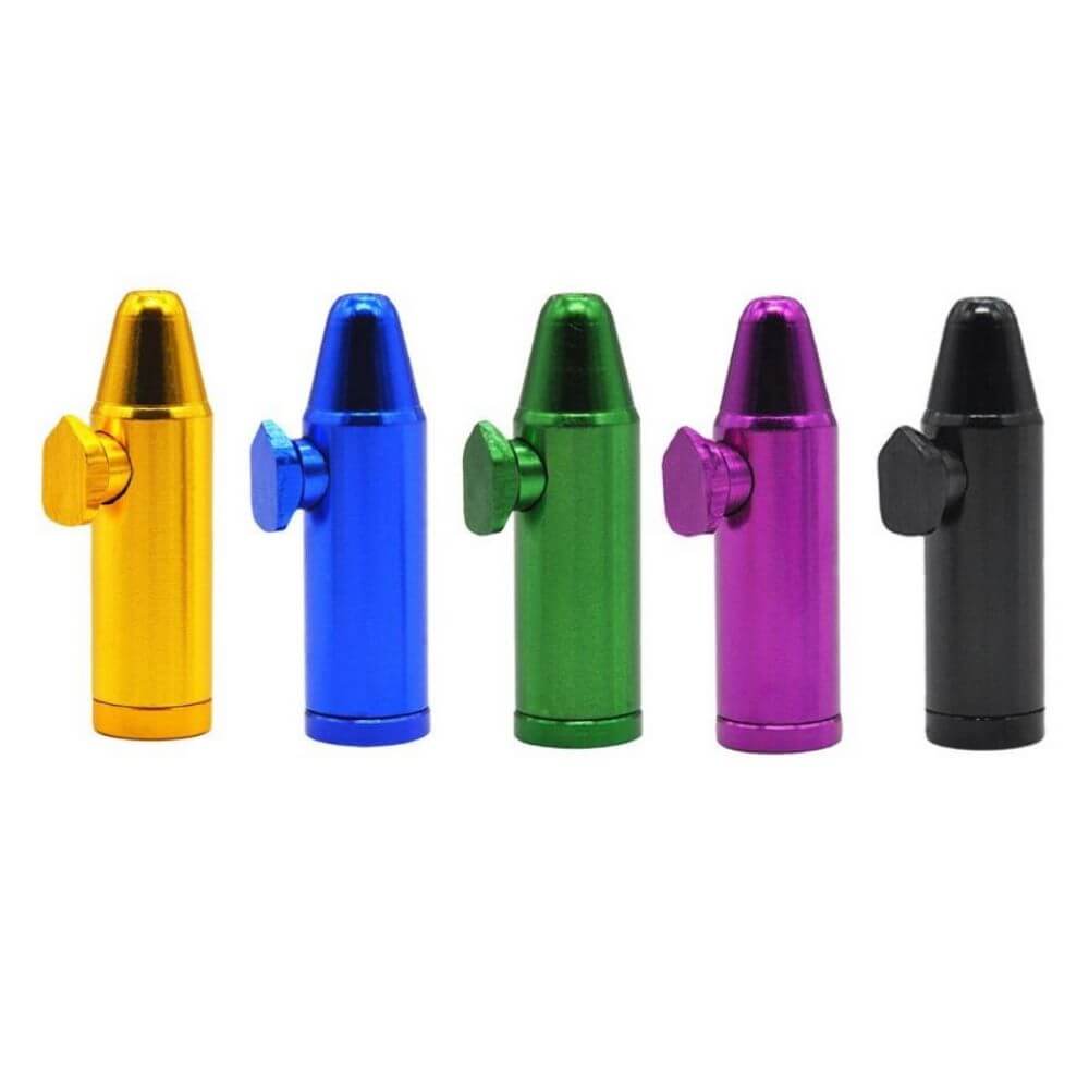 Premium Aluminum Snuff Bullet "Hollow Point" Display
