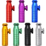 420º Below | Premium Machined Aluminum Snuff Bullet "Groovy" | Sleek Design for Every Occasion