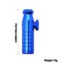 Premium Machined Aluminum Snuff Bullet "Groovy" - 02