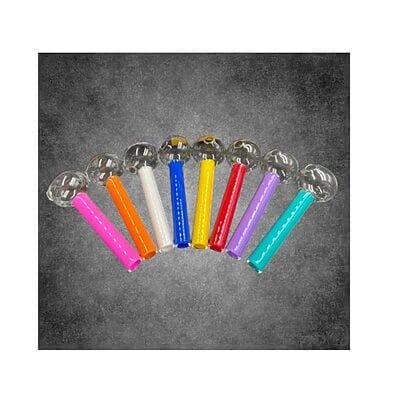 Thick Colorful Straight Oil Burner Hand Pipe