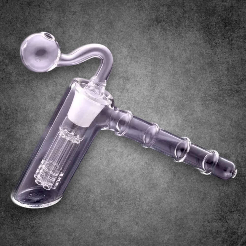 420º Below | Glass Oil Burner Hammer Bubbler With 6 Arm Tree Perc